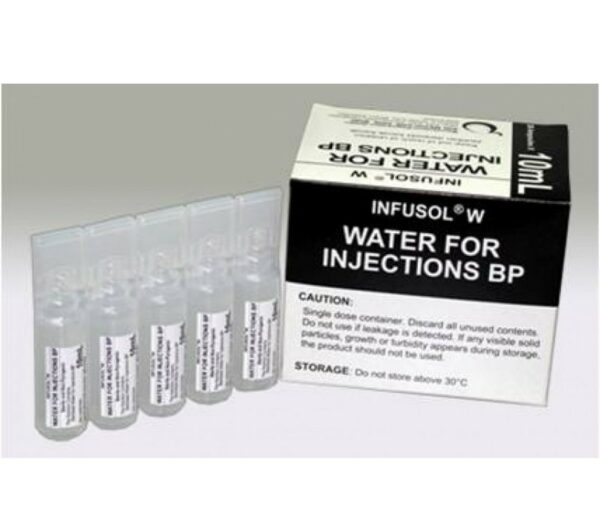 51 Sterile Water For Injection 10Ml 20Bottles Box