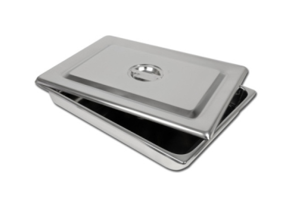 Sterilizing Instrument Tray With Cover (12 X 8 X 2 Inch)