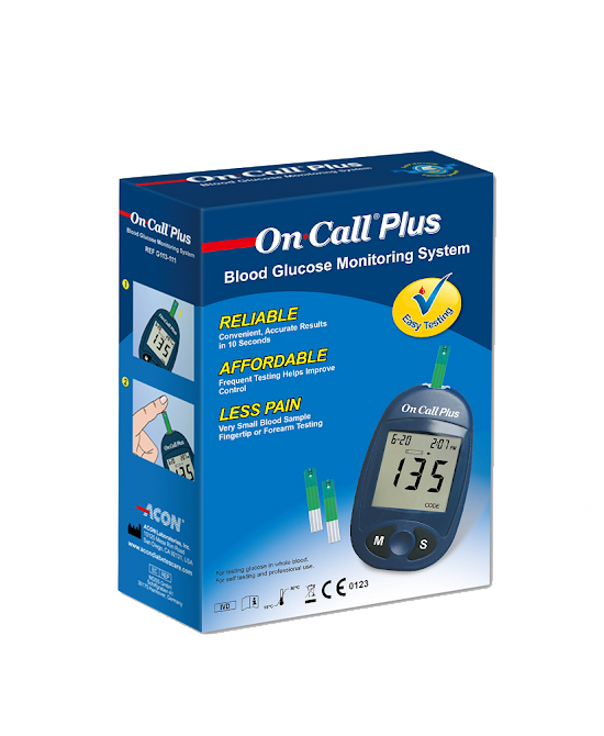 On Call Blood Glucose Meter