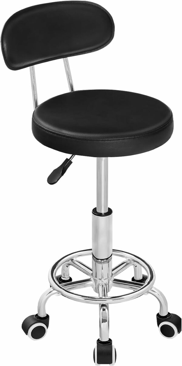 Medical Stool With Adjustable Height &Amp; Foot Rest