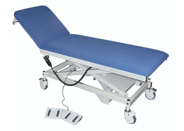 Electric Control Exam Couch With Adjustable Height &Amp; Backrest Using Handset &Amp; Foot Pedal (Ec3000-E3)