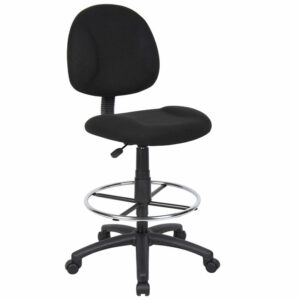 Medical Stool with Adjustable Height, Back Rest & Foot Rest (NON-PVC Material)