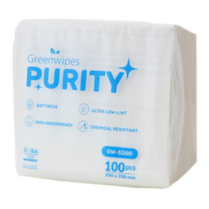 Greenwipes Purity GW-5200 250 X 250mm Softness Wipes (100pcs Per Pack) (For Ultrasound Probe Use)
